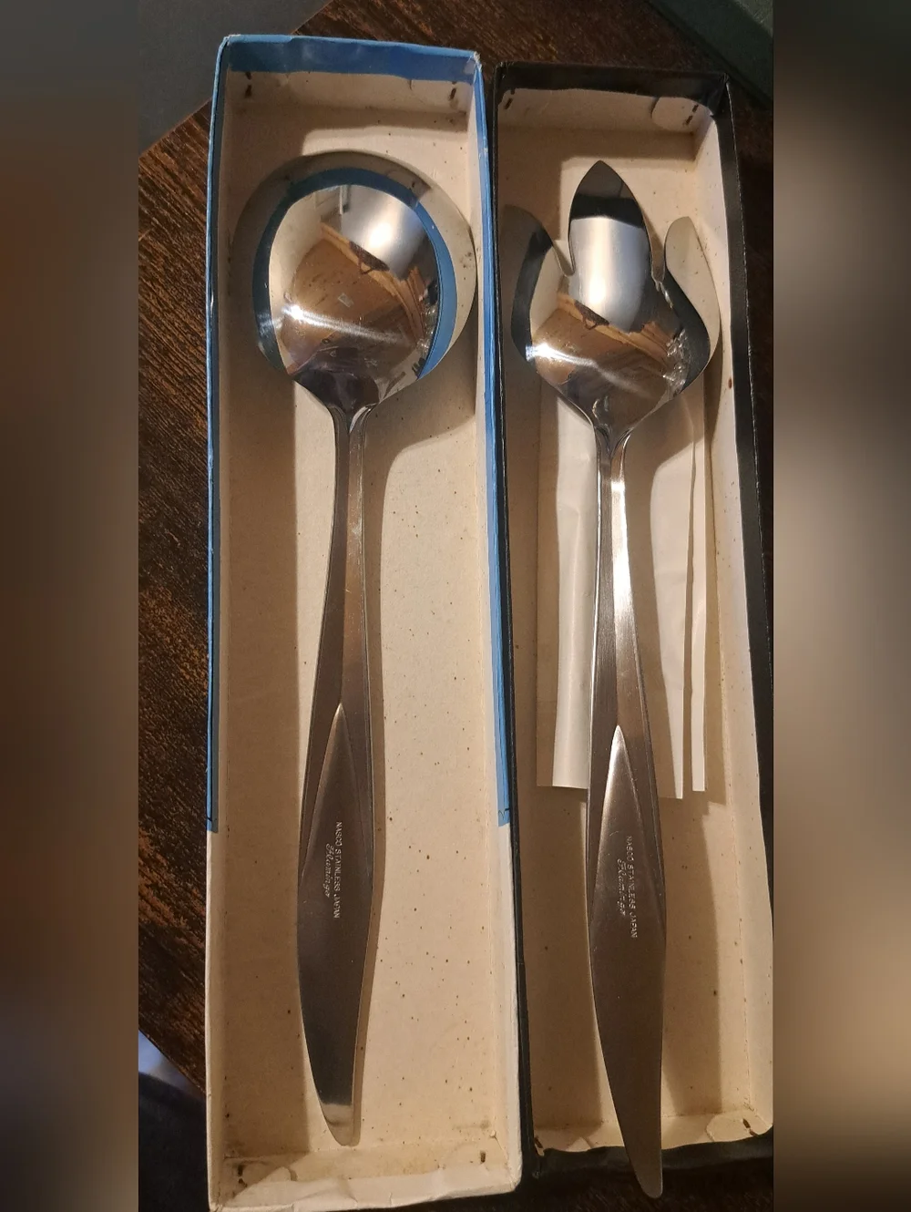 Vtg Mid Century Nasco Flamingo Stainless Japan 11.5